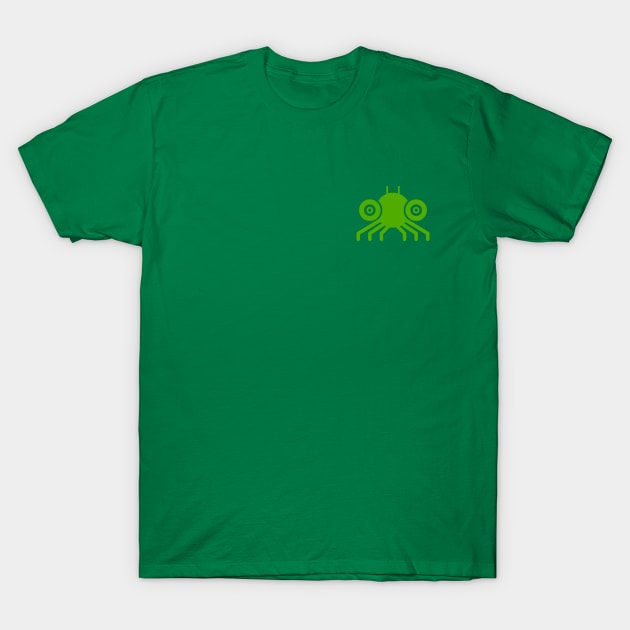 Spidy Dark Green T-Shirt by Bug Robot